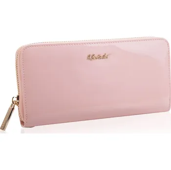Peněženka Betlewski dámská peněženka z pravé kůže růžová