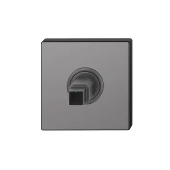 Dveřní kování FSB ASL 12 1703 - Samostatná rozeta pod kliku, čtvercová Černá