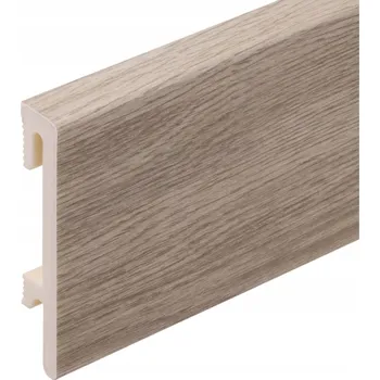 soklová lišta Lišta Salag PVC 16 x 80, délka 20 cm, Marengo