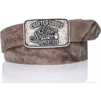 Opasek Pánský pásek Tom Tailor Klasický Kožený Hnědý 100