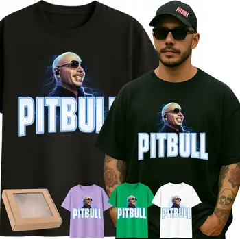 Pánské oblečení T-SHIRT tričko Pánské PITBULL 2025 KONCERT MR. WORLDWIDE DÁREK XL
