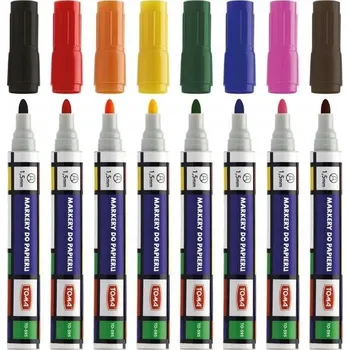 Popisovače na papír, sada 8 barev TO-595 TOMA