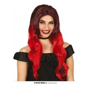 Karnevalová paruka Paruka Guirca červeno-černá