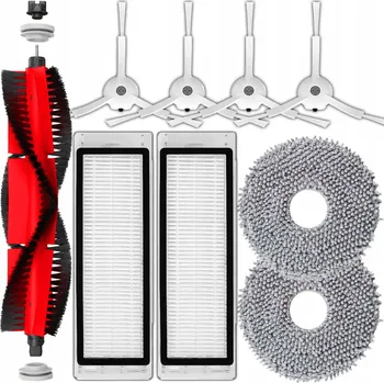 Sada příslušenství pro robotický vysavač KARTÁČE FILTRY MOPY PŘÍSLUŠENSTVÍ PRO XIAOMI MI ROBOT VACUUM X20+ X10+ PLUS S10+