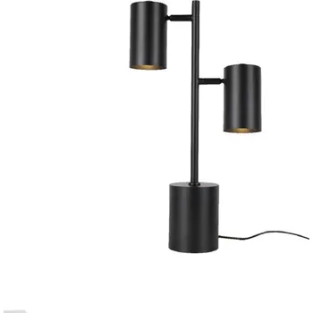 Lampička ACA Lighting stolní lampa KENNETH černý kov 2xE27 MT240572