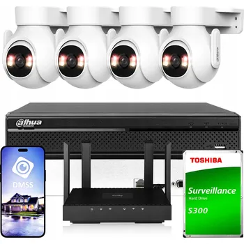 IP kamera Sada pro Wi-Fi monitoring 4x kamera P5B-PV 5 Mpx IR 30 m Dahua