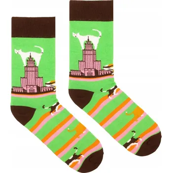 Pánské ponožky KABAK Ponožky BO Palác s Kočkami 42-46 vícebarevné, velikost 42-46