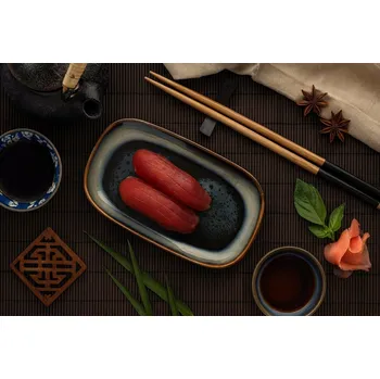 Obdélníkový talíř 19 cm Ombres Blue