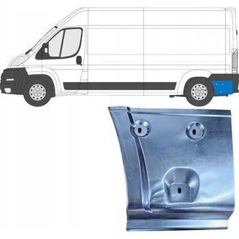 Blatník karosérie Opravný díl zadního blatníku pro Peugeot Boxer 2006-2014 / Levý