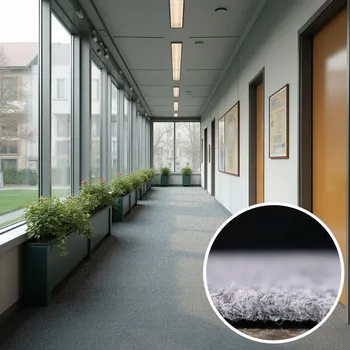 Koberec AKCE: 100x500 cm Umělá tráva Wembley šedá, šíře, šedá, nopy, chodba / předsíň, Betap - 1 rok na vrácení + DOPRAVA ZDARMA k Vám i zpět