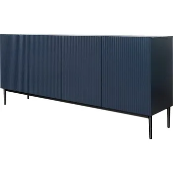 Ložnicová sestava Komoda Nicole 200, tmavě modrá / černá