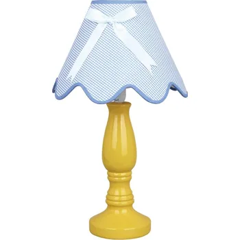Lampička Stolní lampa Lola 1x40W E14 žlutomodrá