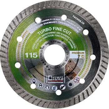 Řezný kotouč Diewe Turbo Fine Cut Průměr: 115mm