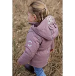 MIKK-LINE Dětská zimní bunda s 3D motivem růžová Twilight Mauve – Velikost: 116 Růžová 116