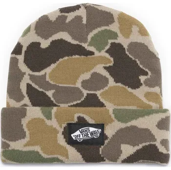 Čepice zimní čepice pánská VANS CLASSIC TALL CUFF BEANIE BUNGEE CORD/TURKISHCFEE