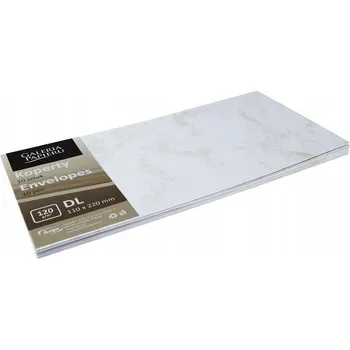 Obálka Obálky ozdobné DL MARMOROVÉ ZLATÉ 10ks 120g