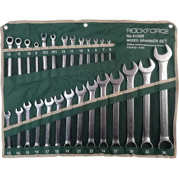 Klíč SADA OČKOPLOCHÝCH KLÍČŮ 27 KS 6-36mm