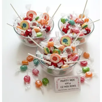 Bonbon Párty mix 600 g – mix lízátek a bonbonů CZ MIX ROKS (CZ MIX ROKS (600g))