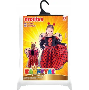 Karnevalový kostým Dětský kostým berušky s tykadly (S) (8590687220300)