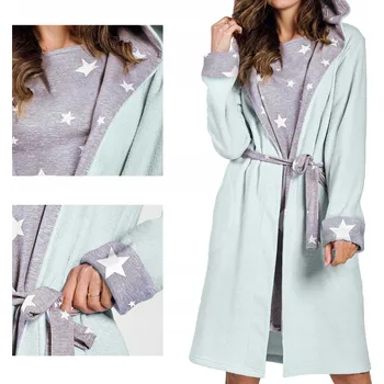 Dámský župan Taro Dámský župan Brigitte 3211 01 modrý L