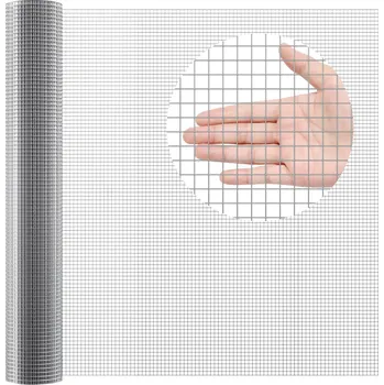 Vevor Drátěné pletivo 1/2 inch, 19 gauge, žárově pozinkované 48in × 50 ft