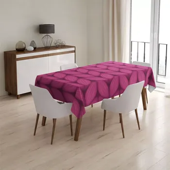 ubrus Sablio Ubrus Pletení ve fuchsiové barvě - 90x90 cm