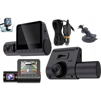 IP kamera KAMERA AUTOMOBILOVÁ VIDEOREKORDÉR FULL HD 1080P SE 2 KAMERAMI + 1 ZADNÍ STRANA