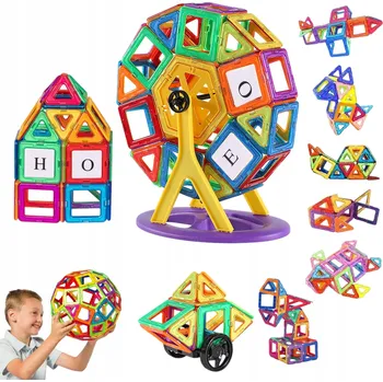 ostatní stavebnice STAVEBNICE STAVĚNÍ HRAČEK DIY BAREVNÁ SADA 180 DÍLKŮ