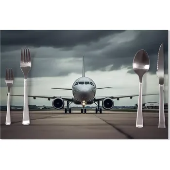 prostírání Sablio Prostírání Letadlo na ranveji: 40x30cm