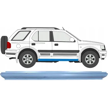 Prah karosérie Opravný plech prahu pro Opel Frontera B 1999-2002 / Levý = Pravý (symetrický)