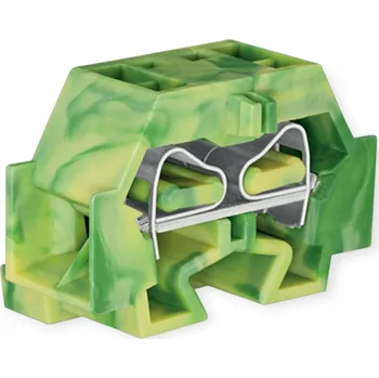 Čtyřvodičová svorka 4,00 mm2 se šroubovým upevněním WAGO 262-337 žluto-zelená