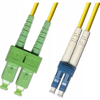 Síťový kabel MicroConnect optický kabel SC/APC-LC/UPC 1m OS2