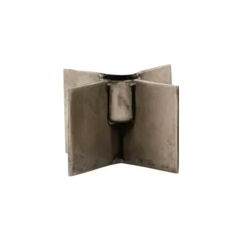 Svícen Kovový svícen šířka 6 cm WING House Doctor - šedý šedá