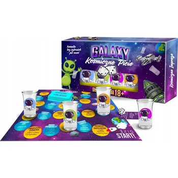 Desková hra Společenská párty hra skleničky Vesmírné pití
