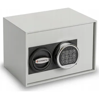 Trezor Trezor Konsmetal Kolibřík 2.0 S1 s elektronickým zámkem, šedý, 21x20x30 cm