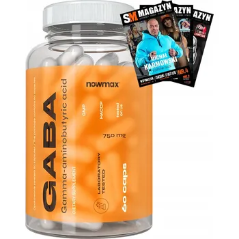 Doplněk stravy Nowmax GABA 750 mg 60 kapslí univerzální