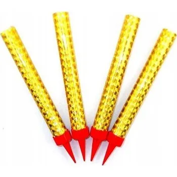 Dortová svíčka Dortová fontána Tamipol 12 cm, plastová, 4 ks