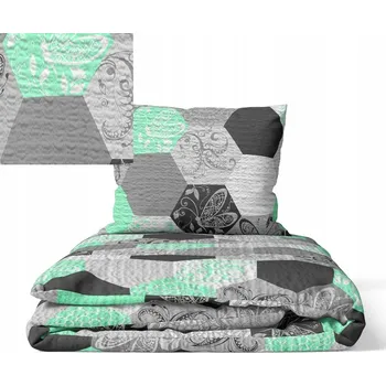 Povlečení Krepové povlečení 140x200 + povlak na polštář 70x80 - Vzorek plástve medu