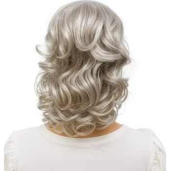 Paruka Mona krátké syntetické hnědé Příčesek vlasů