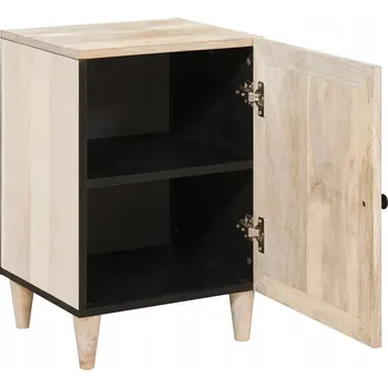 Koupelnový nábytek Koupelnová skříňka bílá 38 x 33,5 x 160 cm Mango dřevo