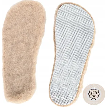 Pracovní obuv Zimní vložky z merino vlny Olivier do barefoot obuvi s alutermou 32