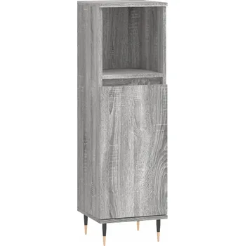 Koupelnový nábytek VidaXL Koupelnová skříňka, šedá dub sonoma,