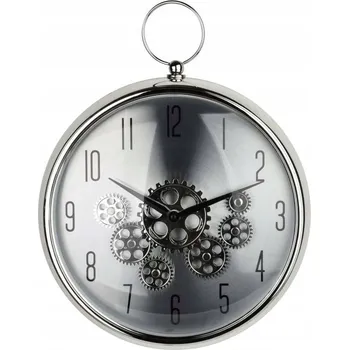 Hodiny Nástěnné hodiny Mondex stříbrné 35 cm