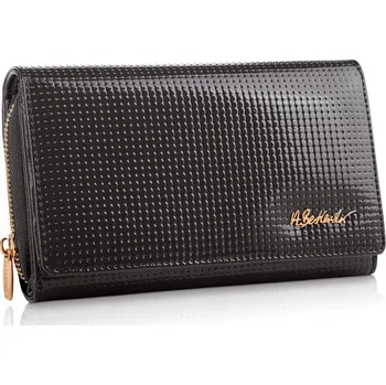 Peněženka Betlewski dámská peněženka z pravé kůže černá