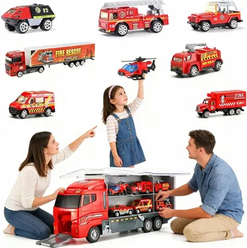 autíčko VELKÝ NÁKLADNÍ AUTOMOBIL AUTÍČKA AUTA RAKETOMET TIR PŘEPRAVNÍK PRO 11 AUTÍČEK VELKÝ