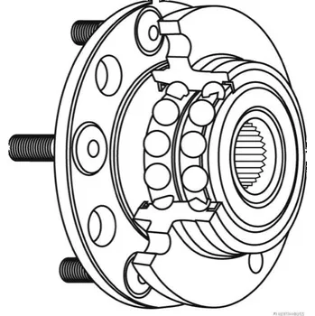 Sada lozisek kol HERTH+BUSS JAKOPARTS J4714026