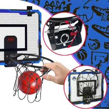 Basketbal BASKETBALOVÁ DESKA S KOŠEM TERČ + 3X MÍČ + OBROUČKA SADA