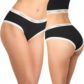 Kalhotky Kalhotky Marilyn Panty Cotton Denise Black M/L černá
