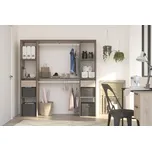 Otevřená šatní skříň Chicago double C