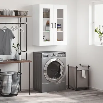 Příborník do zásuvky Nástěnná skříňka bílá 69,5 x 34 x 90 cm